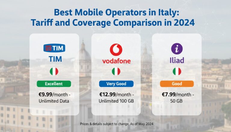 I Migliori Operatori Mobili in Italia: Confronto Tariffe e Copertura nel 2024